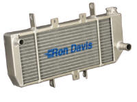 ron davis trophy kart radiator, custom aluminum radiator 